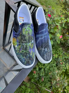 Shoes: Iron Maiden Glow in the Dark: Live After Death Vans