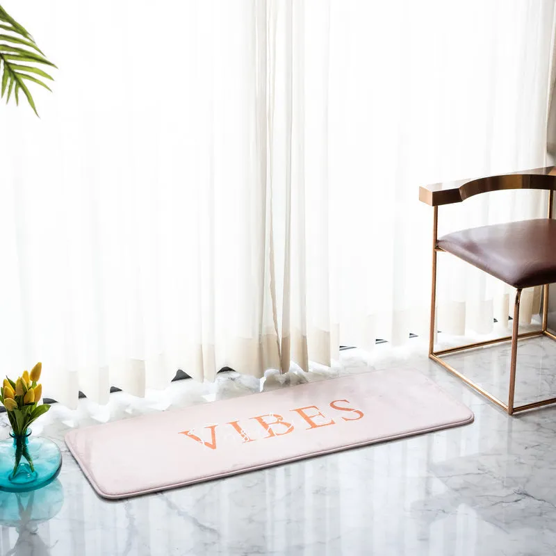 Spread Positive Vibes Soft Feel Long Mat Runner