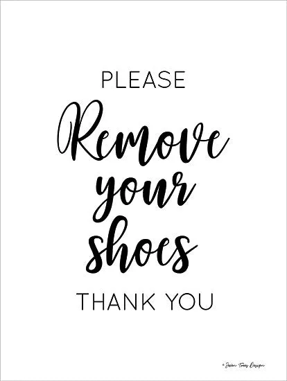 ST446 - Remove Your Shoes - 12x16