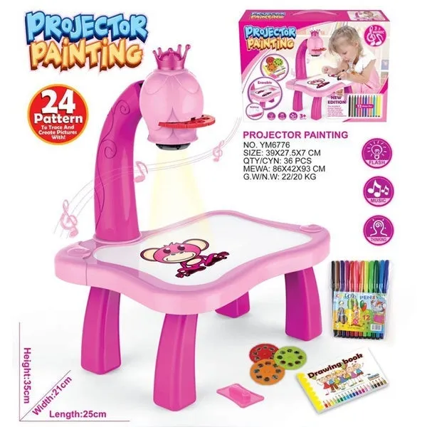 Table Trace and Draw Toy Smart Projector