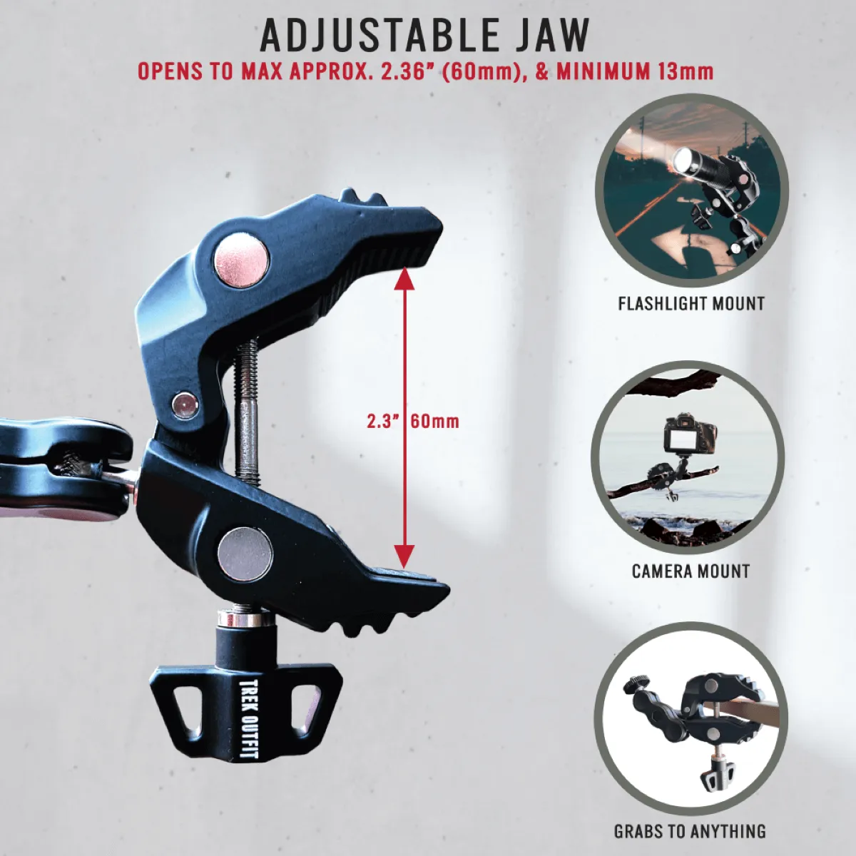 Trek Outfit 360° Magic Arm & Super Clamp for Cameras