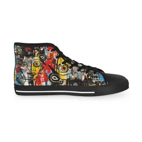 Urban Vibes - Men's High-Top Sneakers