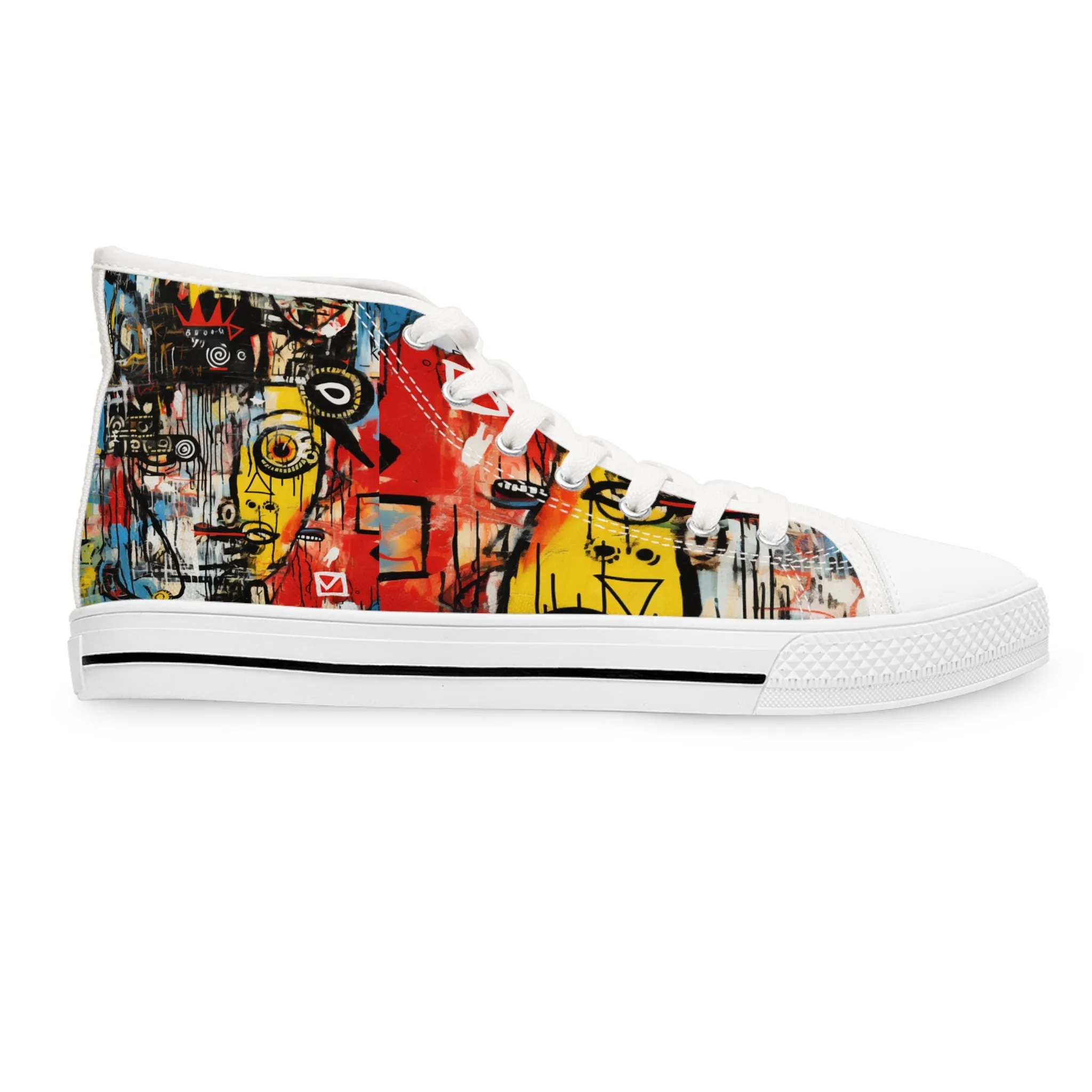 Urban Vibes - Women's High-Top Sneakers