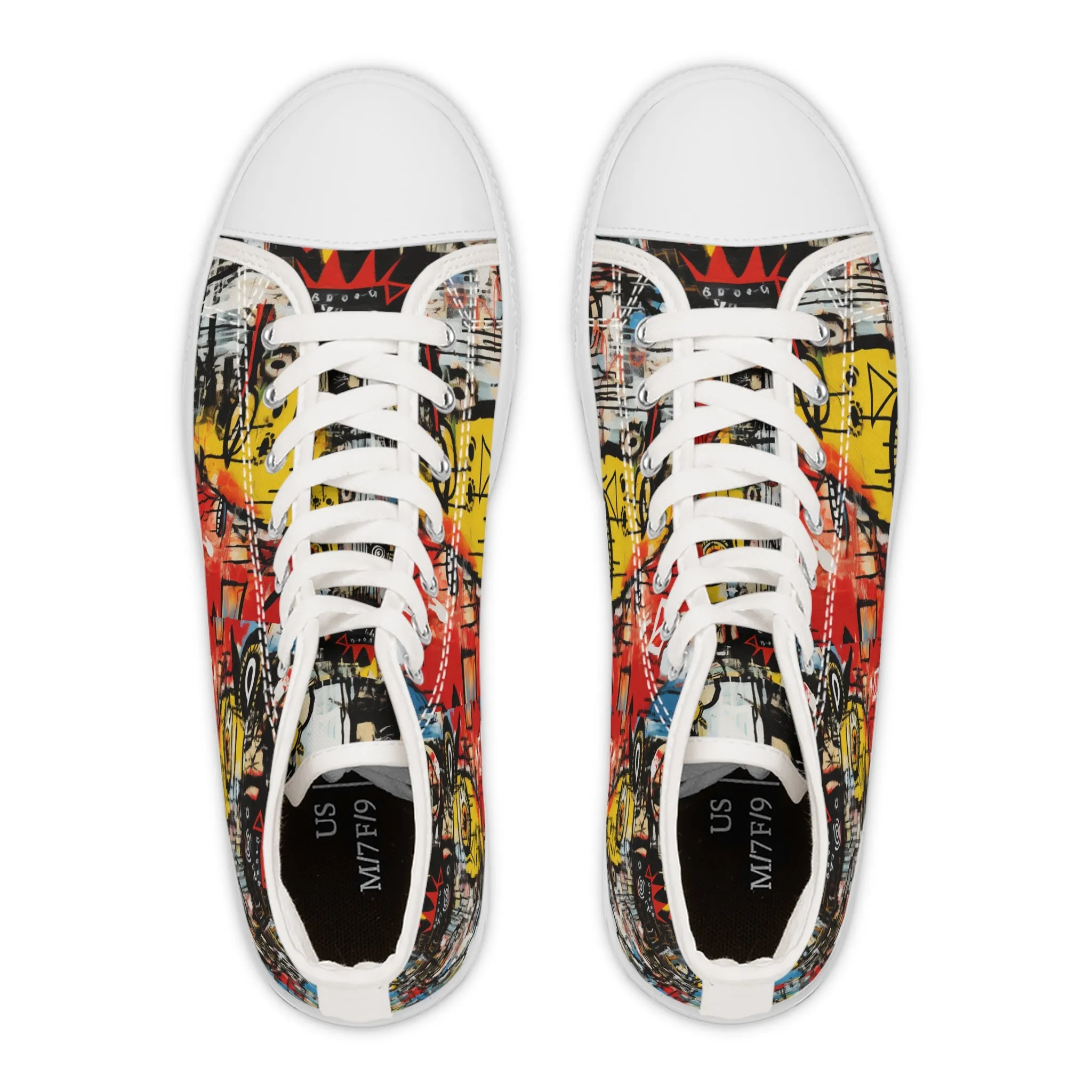 Urban Vibes - Women's High-Top Sneakers