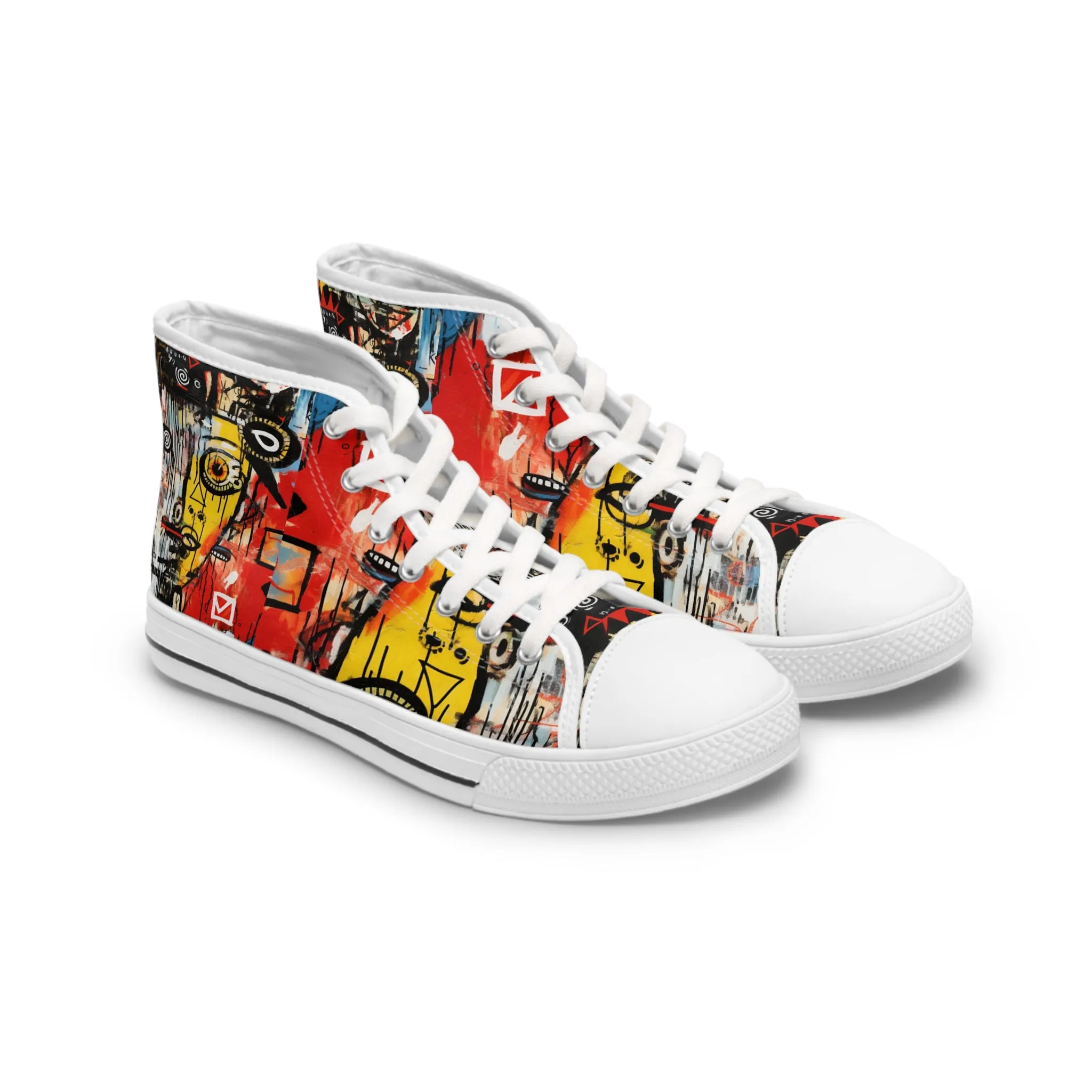 Urban Vibes - Women's High-Top Sneakers