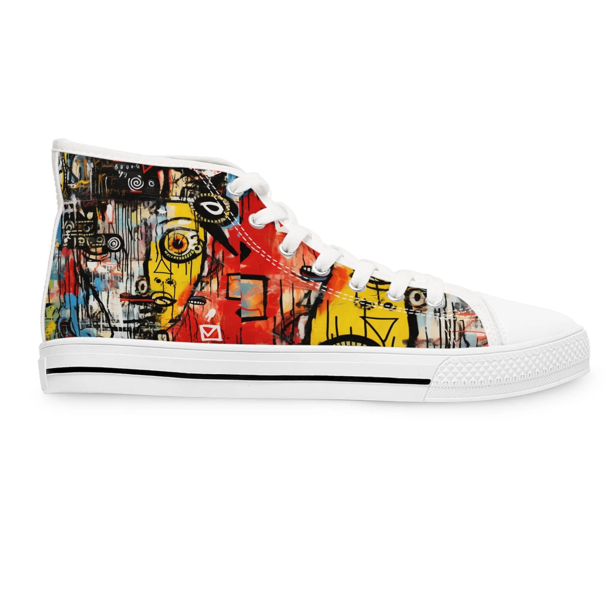 Urban Vibes - Women's High-Top Sneakers